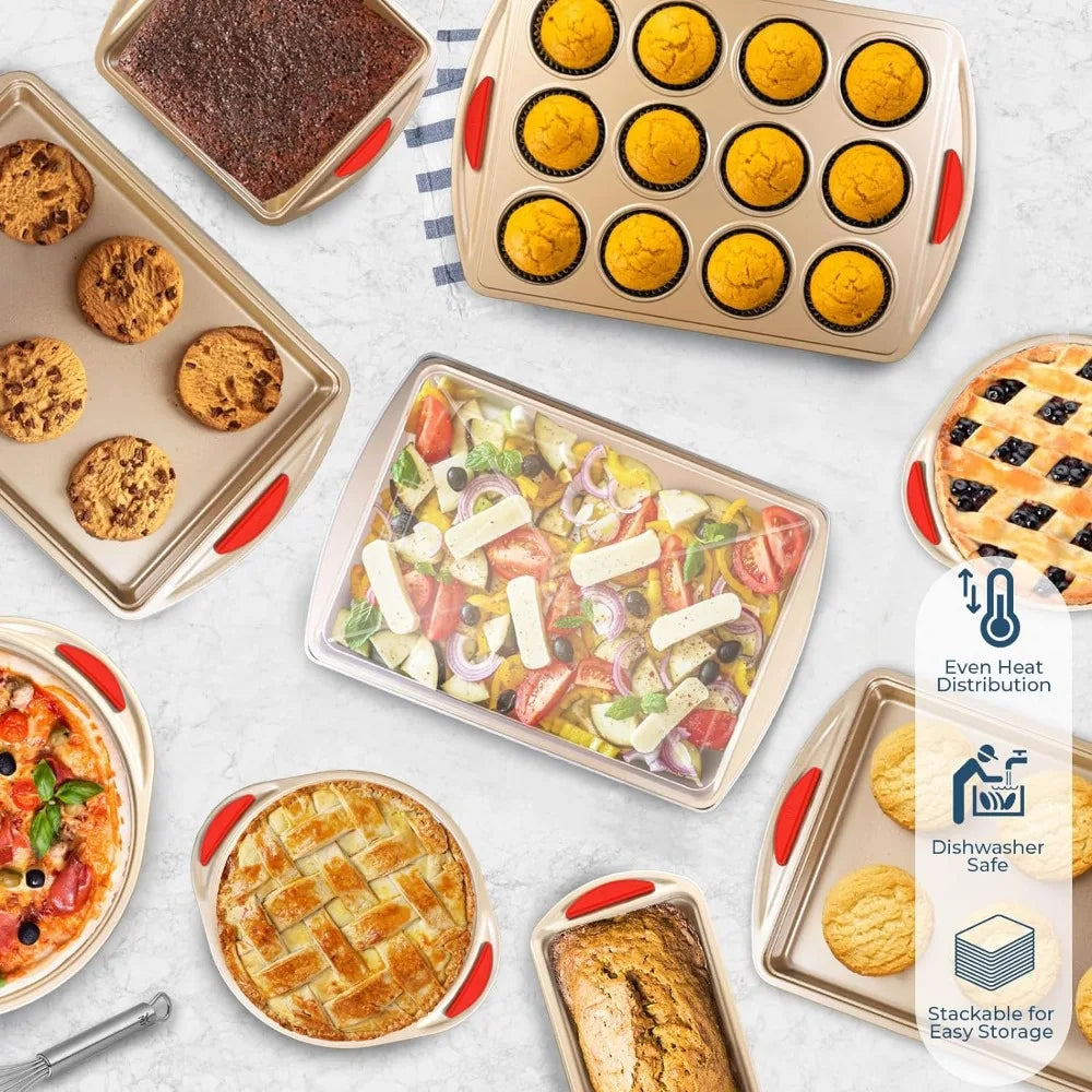10PC Baking Pan Set - brevityofgoodsshop