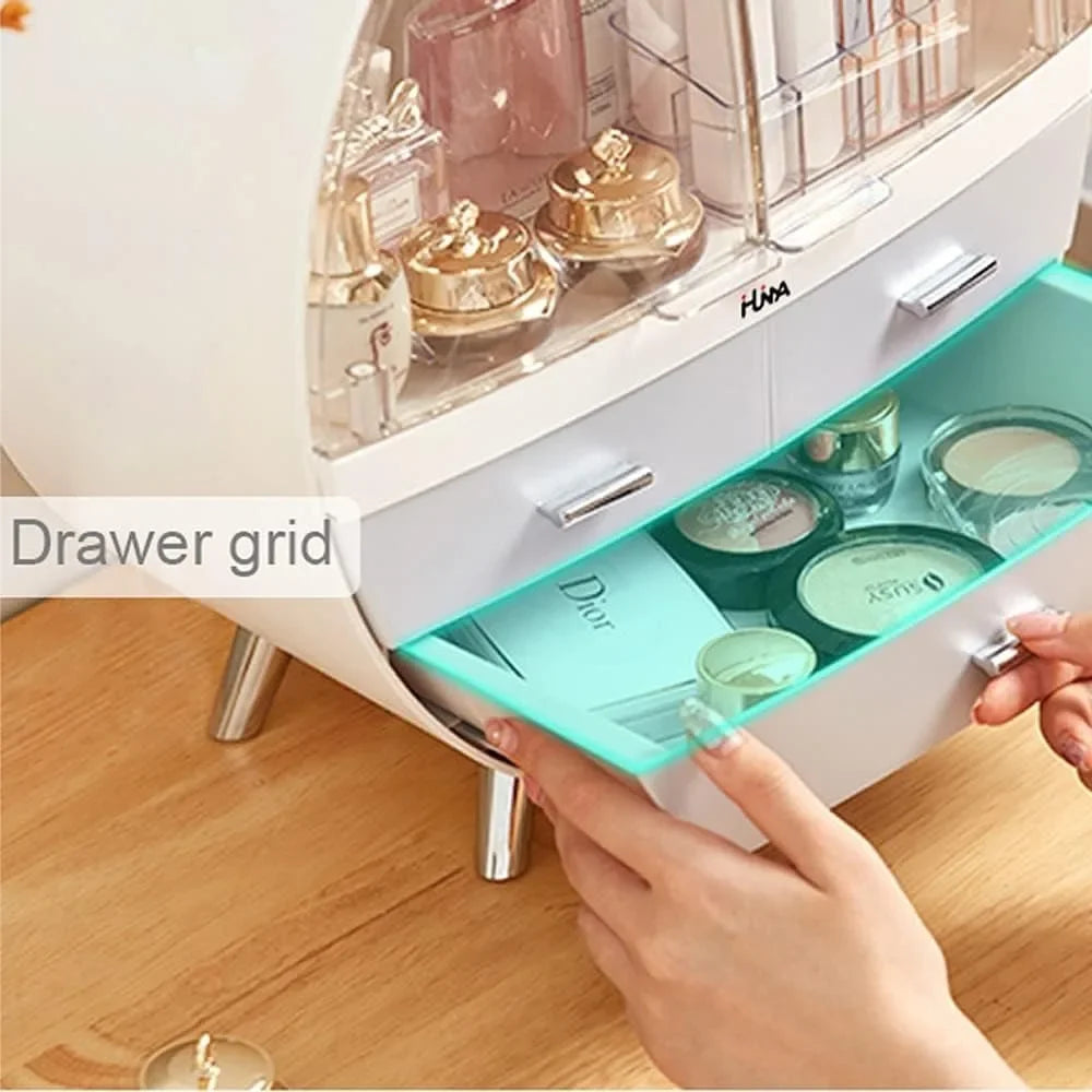 Cosmetics Storage Display Rack with Drawers - brevityofgoodsshop