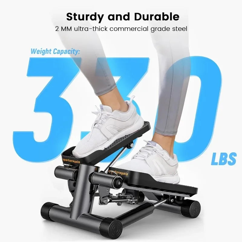 Fitness Stepper with Resistance Bands