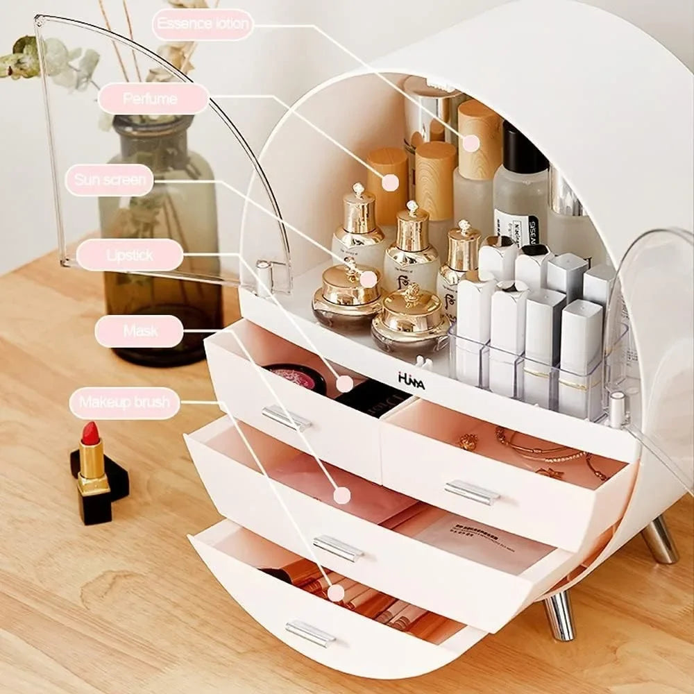 Cosmetics Storage Display Rack with Drawers - brevityofgoodsshop