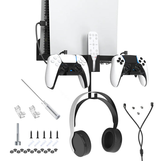 Wall Mount Storage Bracket For PS5 - brevityofgoodsshop