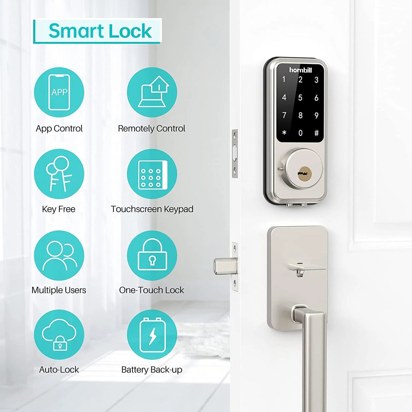 Smart Keyless Entry Door Lock