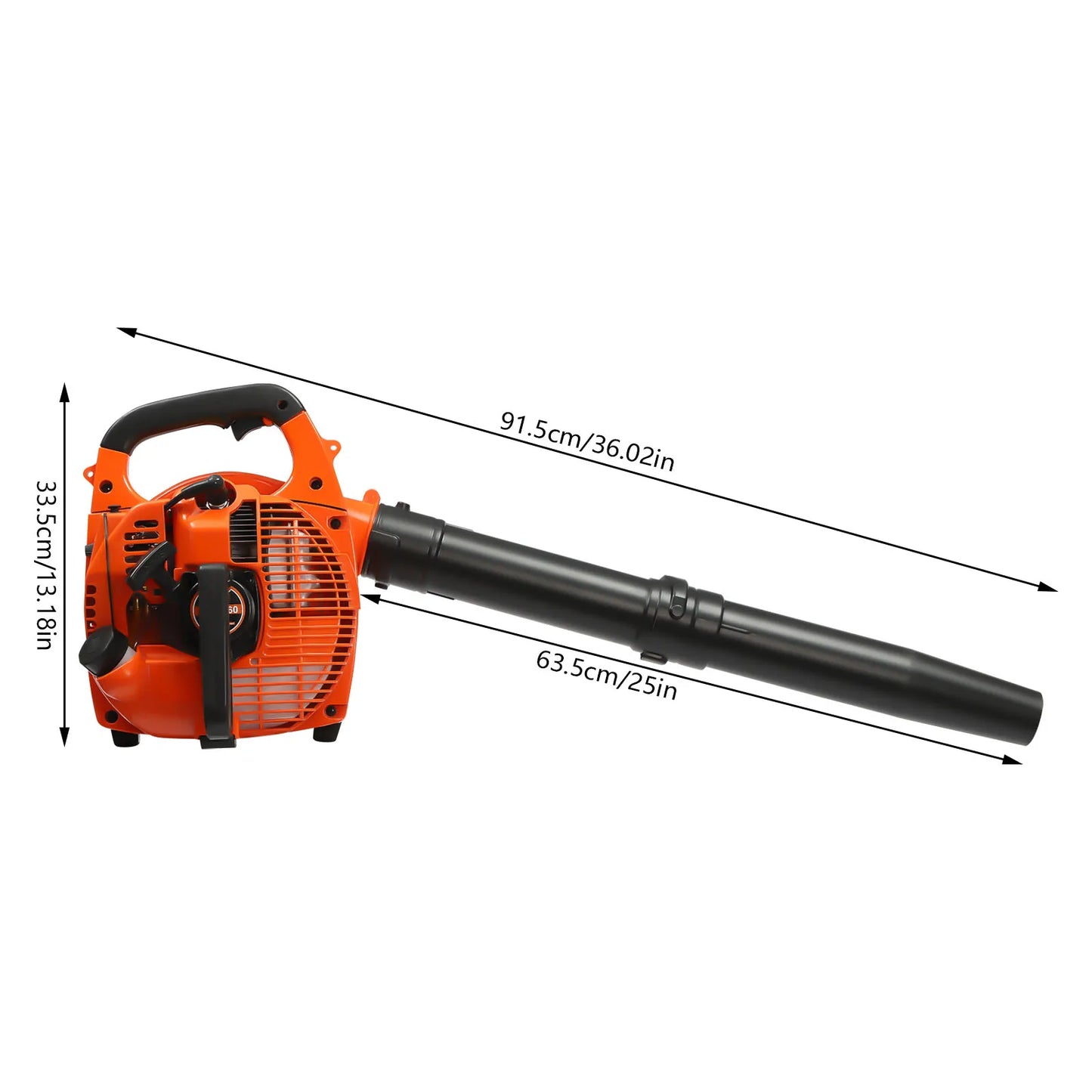 2 Stroke Handheld Outdoor Petrol Leaf Blower - brevityofgoodsshop