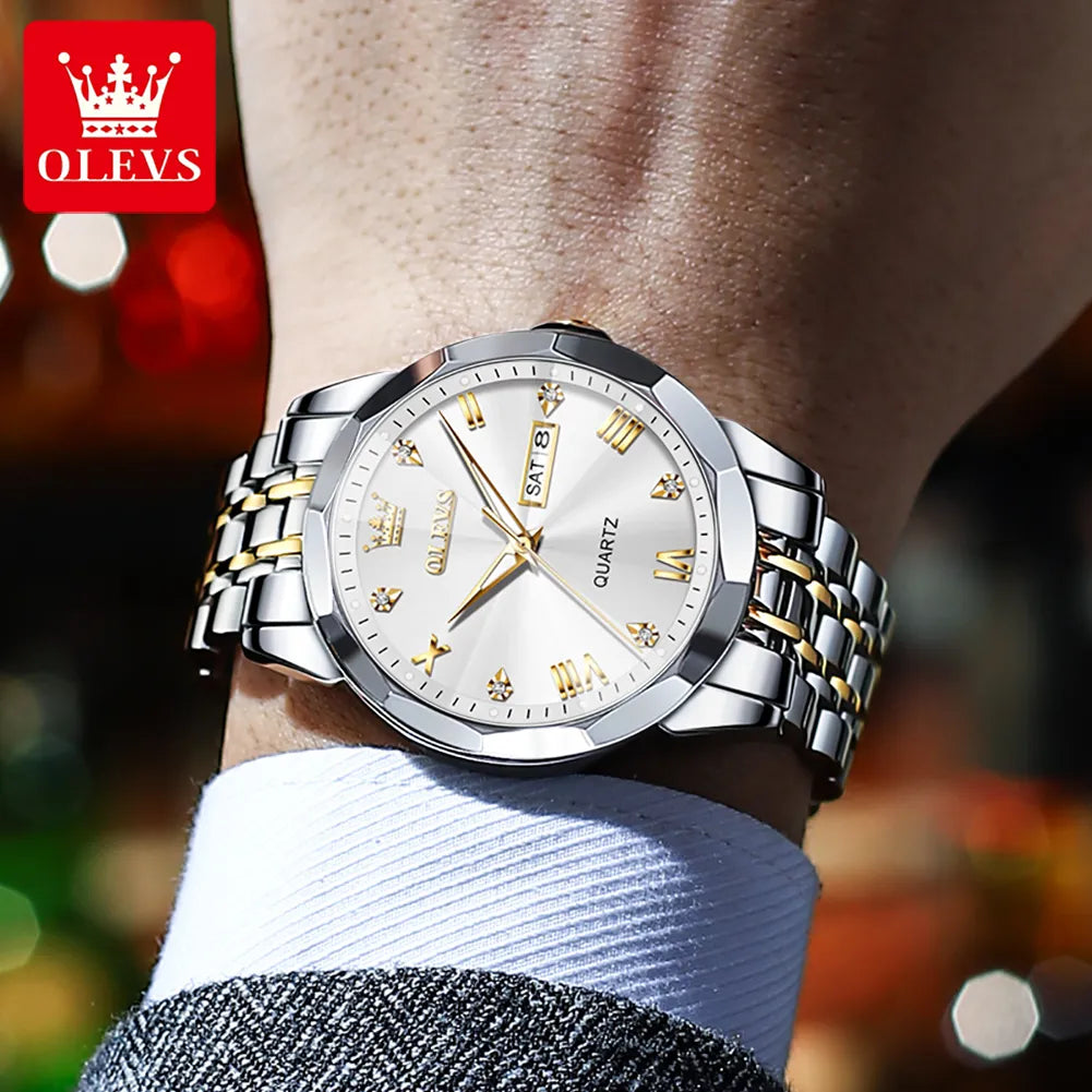 OLEVS Men's Original Quartz Watch - brevityofgoodsshop