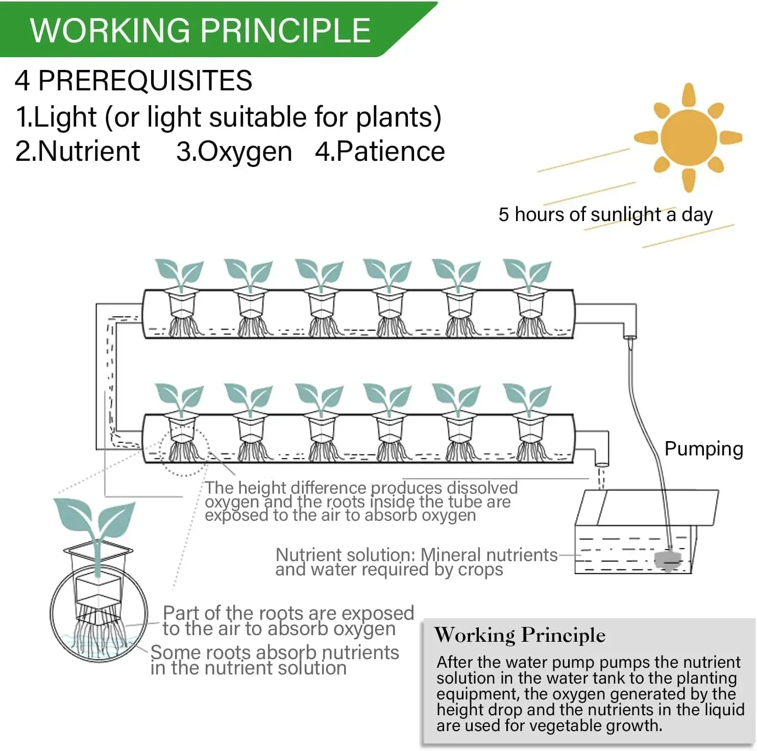 3-Layer/108 Sites Hydroponics System Growing Kits - brevityofgoodsshop