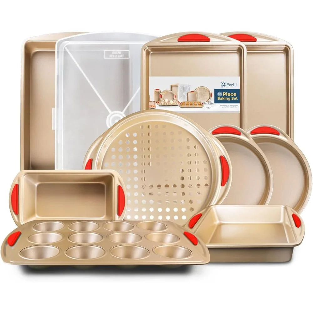 10PC  Baking Pan Set - brevityofgoodsshop