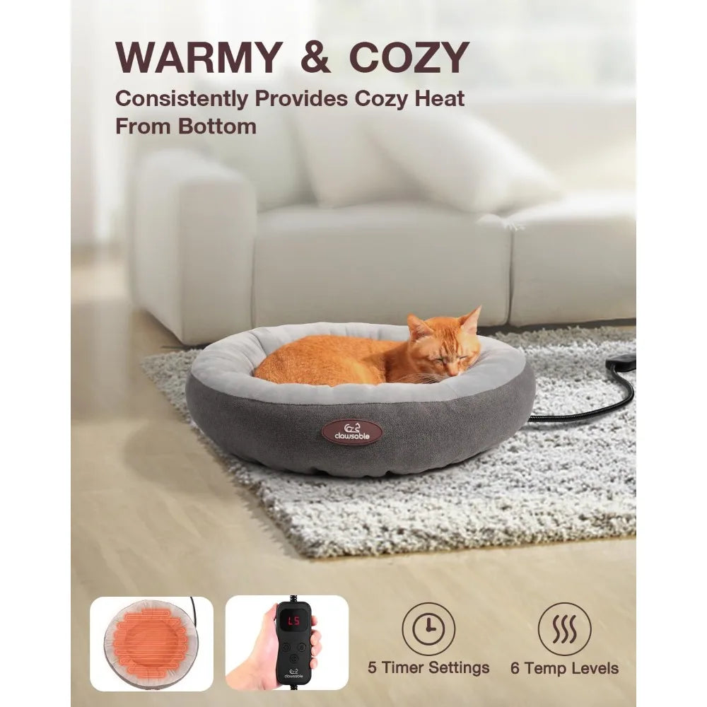 Heated Cat Bed - brevityofgoodsshop