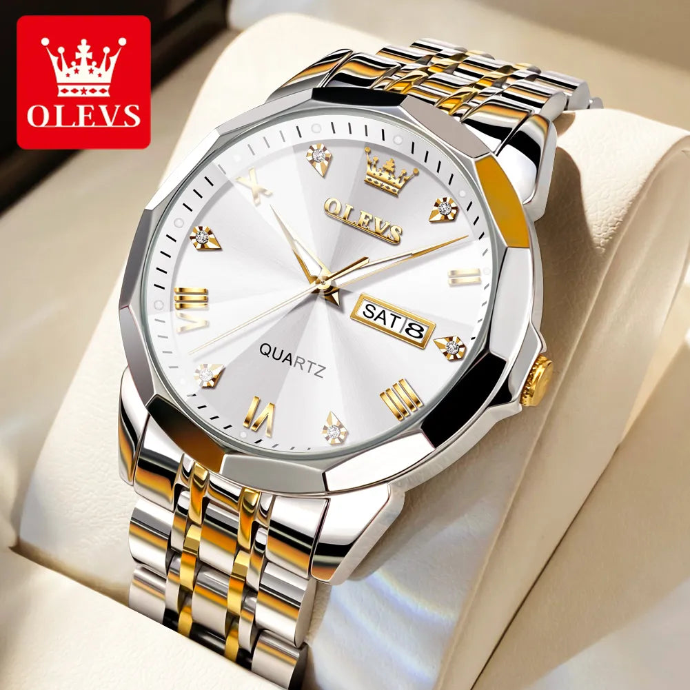 OLEVS Men's Original Quartz Watch - brevityofgoodsshop