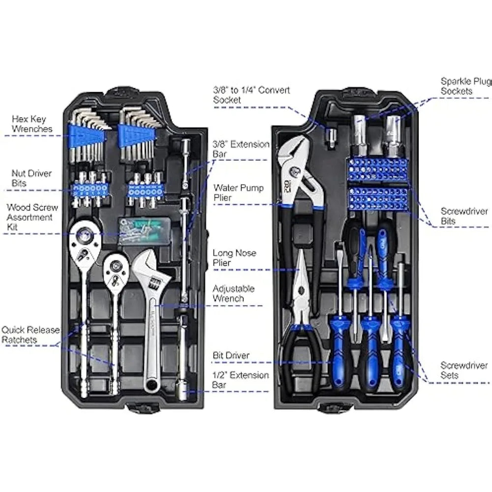 240-Piece SAE/Metric Tool Set