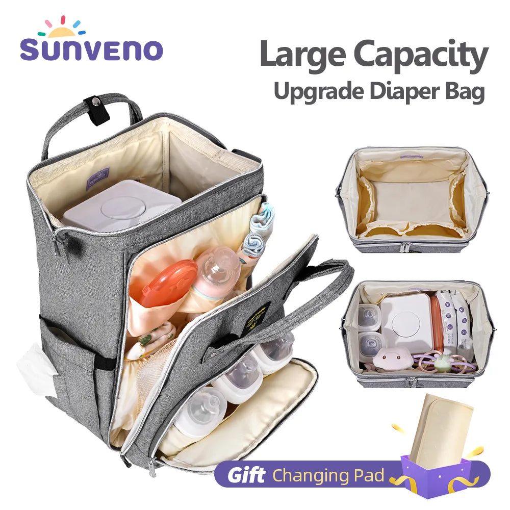 Large Capacity Diaper Bags - brevityofgoodsshop