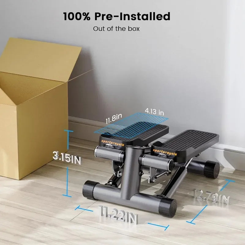 Fitness Stepper with Resistance Bands