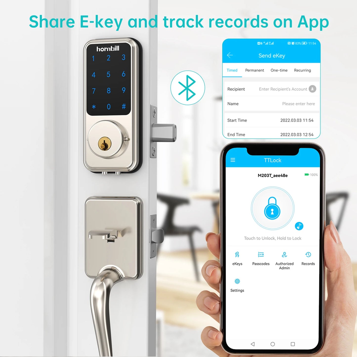 Smart Keyless Entry Door Lock