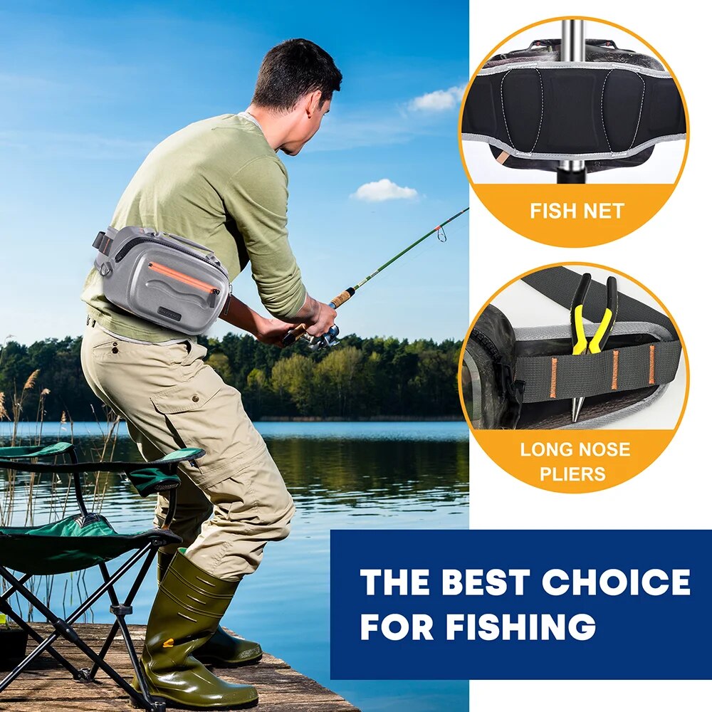 Waterproof TPU 3D Fishing Waist Bag - brevityofgoodsshop